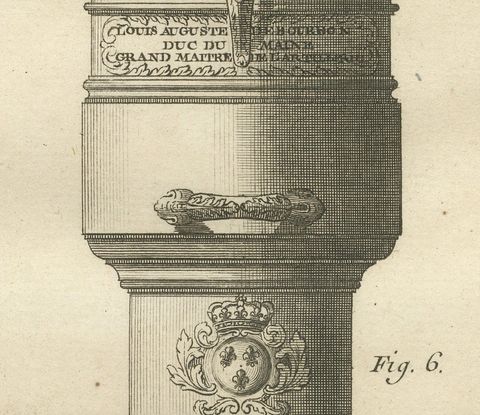 Royal Artillery of the Enlightenment: 1770's Engraving of Mortars and Howitzers, close-up 1