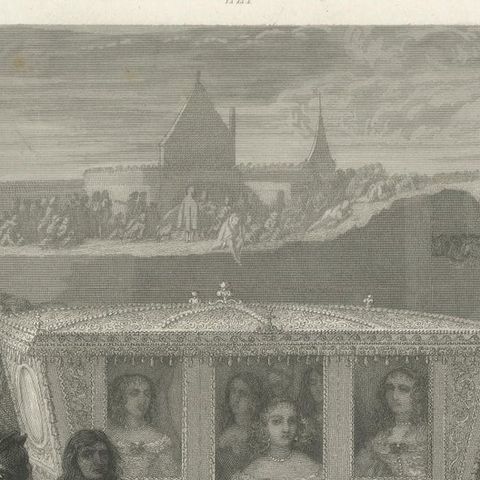 Entry of Louis XIV and Maria Theresa into Douai, 1667, In the War of Devolution, close-up 3