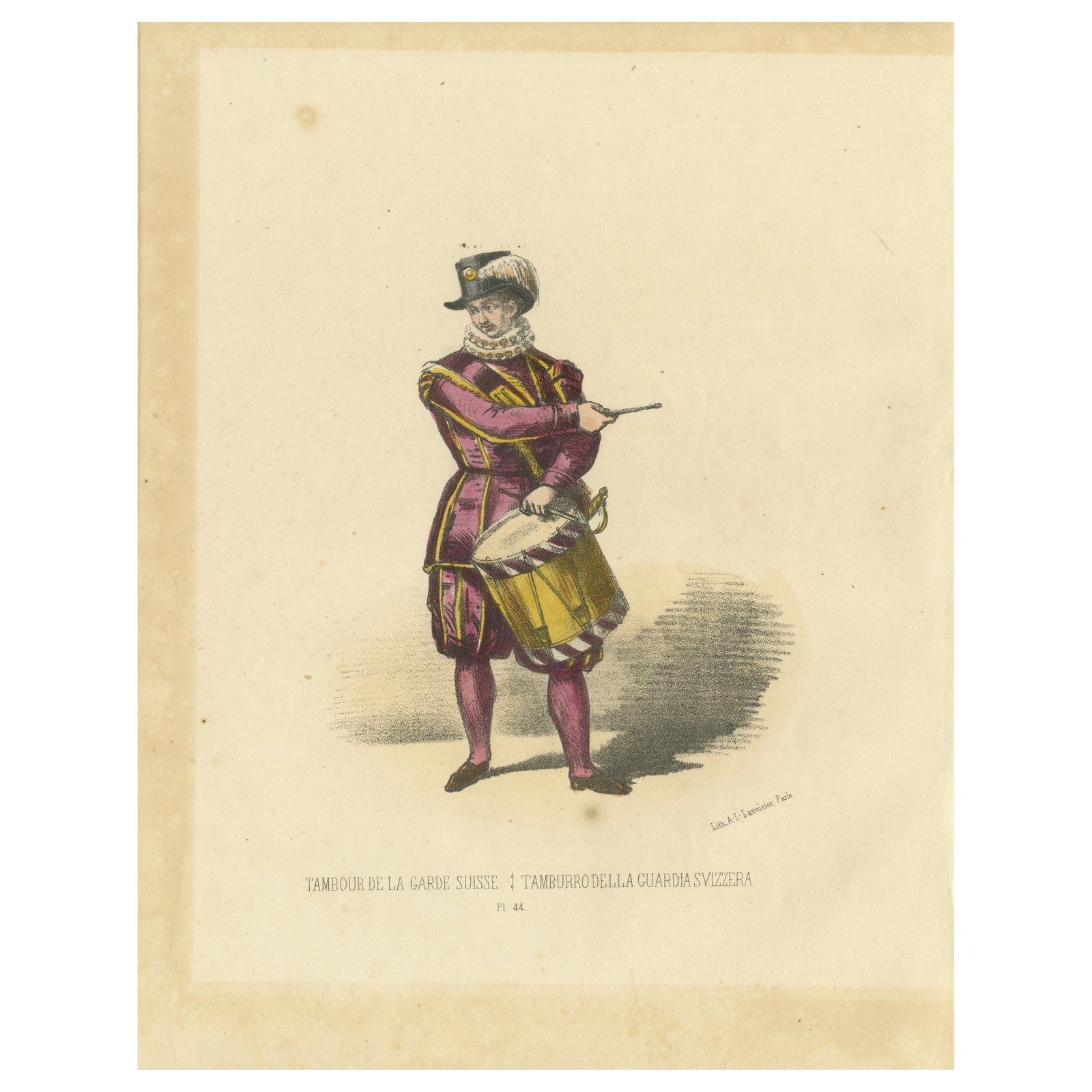 Tambour de la Garde Suisse (Drummer of the Swiss Guard), 1862