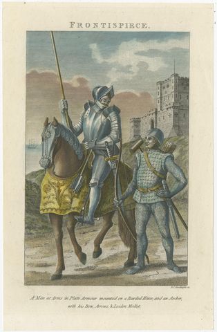 Set of 2 Antique Military Prints by Grose '1812', view 4