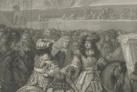 Entry of Louis XIV and Maria Theresa into Douai, 1667, In the War of Devolution, close-up 2