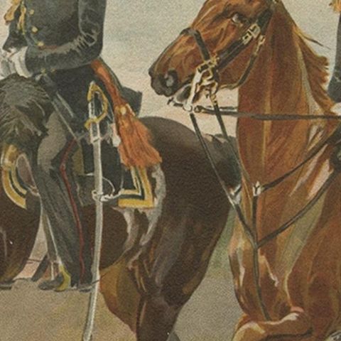 Antique Print of Generals of the Dutch/Belgian Army 1855-1860, Published in 1900, close-up 3