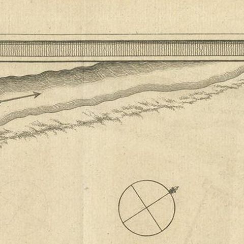 Antique Plan of the Fortress of Tobolsk by Bellin '1768', close-up 1