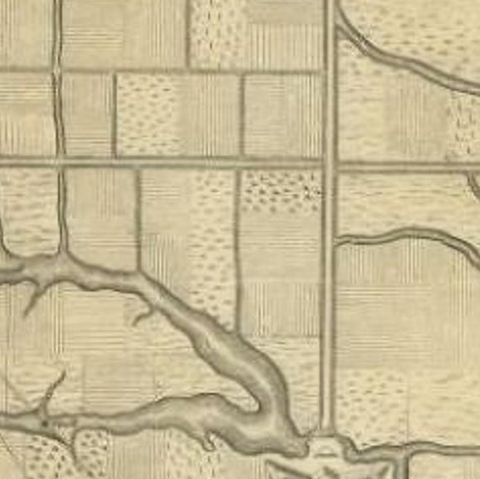 Plan of Hulst with its Forts and Outworks, Holland, War of Spanish Succession, close-up 2