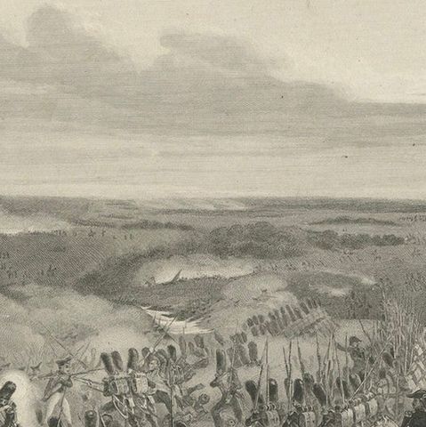 Battle of Montmirail, February 11, 1814, Iconic Napoleonic War Engraving, close-up 3