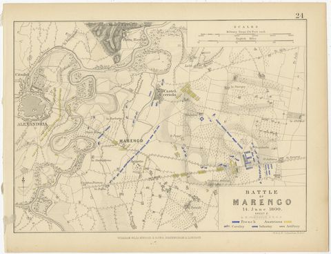 Set of 8 Battle Plans, Rivoli, Arcole, Mantua, Marengo, Hohenlinden, 1852, view 2