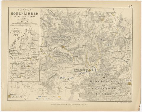 Set of 8 Battle Plans, Rivoli, Arcole, Mantua, Marengo, Hohenlinden, 1852, view 5