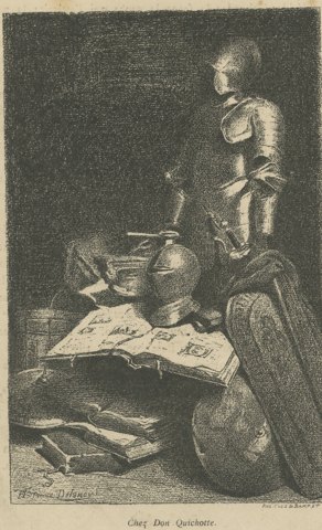 Chez Don Quichotte, Armor Still Life after Hippolyte Delanoy, circa 1880
