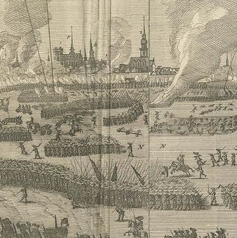 1658 Siege of Copenhagen by Swedish Forces: A Panoramic Perspective, close-up 3