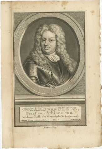 Dutch Military Commanders, Brunswick, Van Reede, and Van Nassau Portraits, 1755, view 3