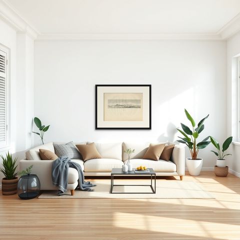 Battle of Samannoud, Denon in Egypt, Napoleon Egypt Campaign Engraving, 1802, shown framed in a room