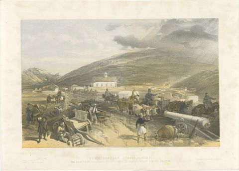 Crimean War Lithograph Collection: Eight Views of Sevastopol Surroundings, 1855, view 3