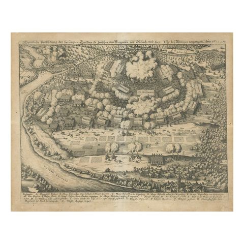 Battle of Wimpfen, 1622: Engraving by Matthäus Merian (ca. 1645)