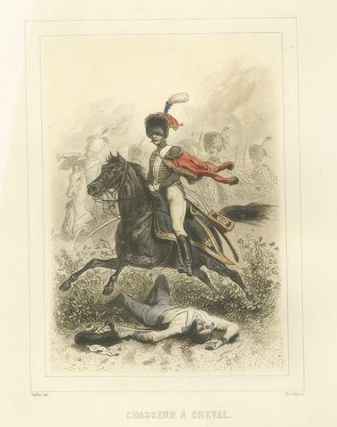 Napoleonic Battle Cavalry, Mameluke, Chasseur, and Empress Dragoon, 1859, close-up 2