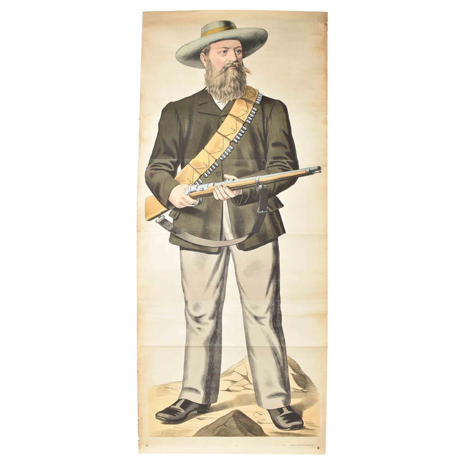 American Soldier in Regalia: A Turn-of-the-Century Chromolithographic Portrait