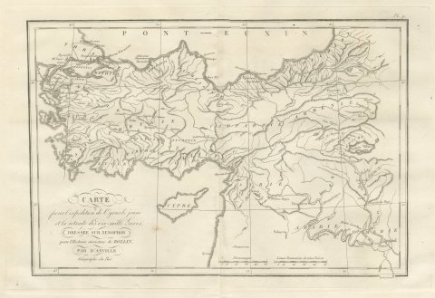 March of Cyrus and Retreat of the Ten Thousand after Xenophon, 1818