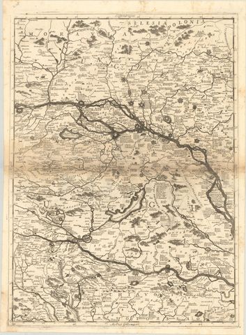 Old Map Showing Info Related to the Ottoman Wars including Conflict Dates, c1690, view 2