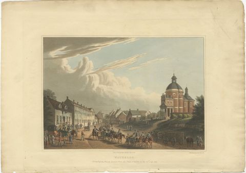 Napoleon's Defeat at Waterloo: Captured French Cannons Removed on July 24, 1815, view 2