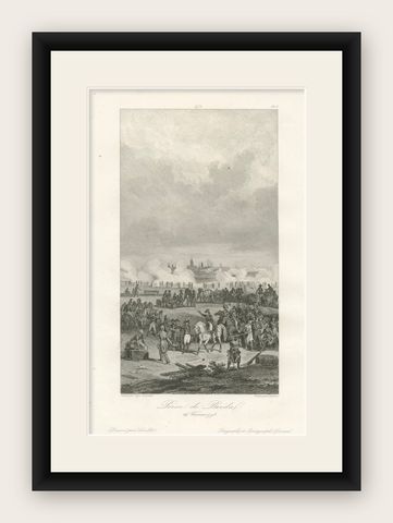 Triumph of Revolution: The Capture of Breda, 1795, An Engraved Masterpiece, shown framed