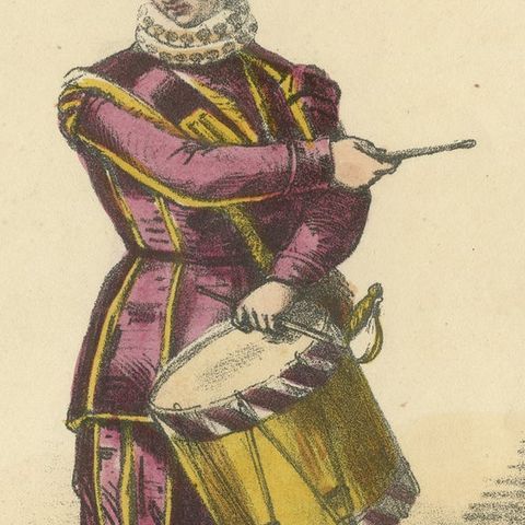Tambour de la Garde Suisse (Drummer of the Swiss Guard), 1862, close-up 2