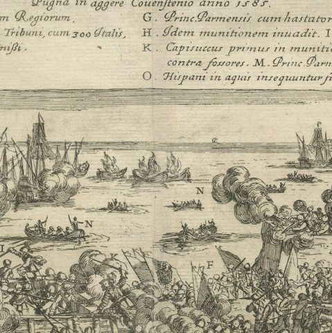 Siege and Struggle: The Kauwensteinse Dike in the Eighty Years' War, 1647, close-up 3