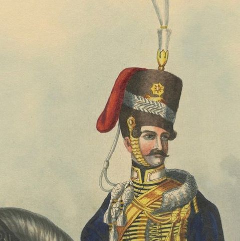 2nd Cavalry Regiment (the Queen's Hussars) of the King's German Legion, 1828, close-up 3