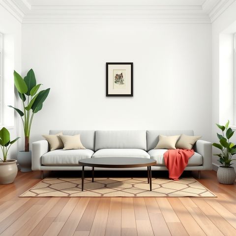 Napoleonic Carabinier 1805, Imperial Guard Heavy Cavalry Print, 1843, shown framed in a room