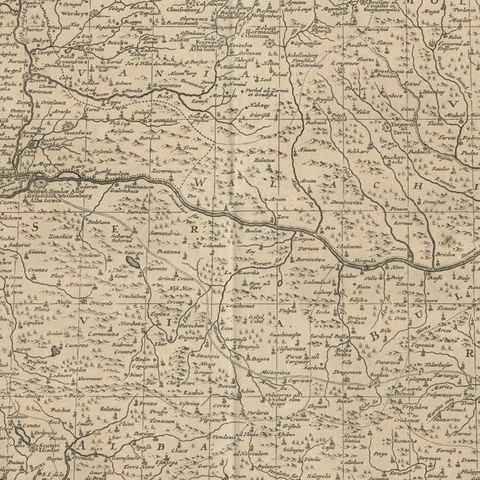 Large Map of the Habsburg–Ottoman War, Hungary & Balkans, 1729, close-up 4