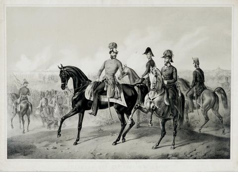 The Battle of Custoza, July 25, 1848: Commanding Officers Lead the Charge, 1850, view 4