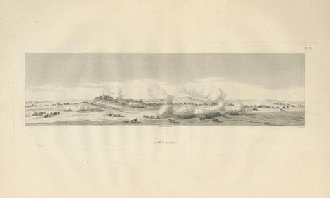 Battle of Samannoud, Denon in Egypt, Napoleon Egypt Campaign Engraving, 1802, close-up 1