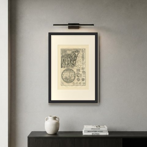 Roman Shields, Ancilia and Military Coins with Trajan's Column Relief, 1722, shown framed on a wall