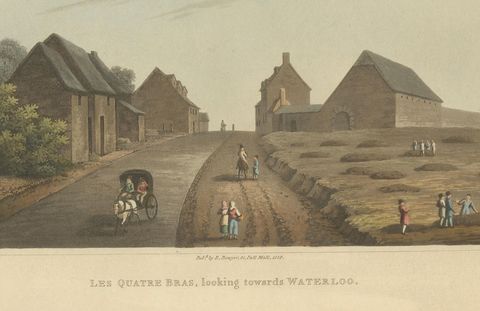 Napoleon’s Battlefields: Views of Les Quatre Bras and La Belle Alliance, 1815, close-up 1