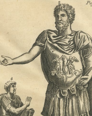 Roman Officers from Trajan's Column and Constantine's Arch, 1722, close-up 2