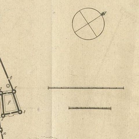 Antique Plan of the Fortress of Tobolsk by Bellin '1768', close-up 2