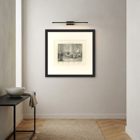 The Concordat, the First Consul and Prelates, Antique Madou Lithograph, 1827, shown framed on a wall