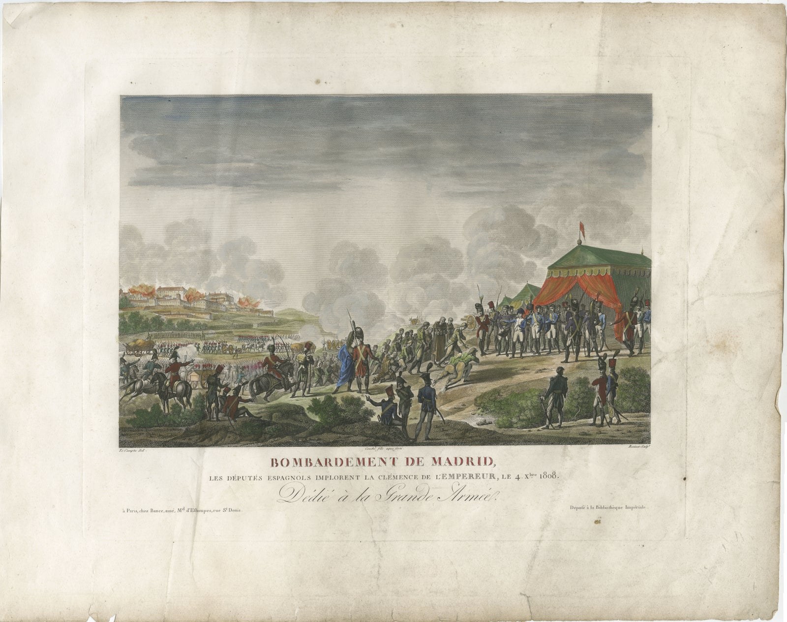 Bombardment of Madrid 1808, Napoleonic Wars Grand Armée Scene