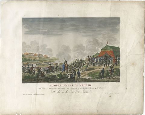 Bombardment of Madrid 1808, Napoleonic Wars Grand Armée Scene