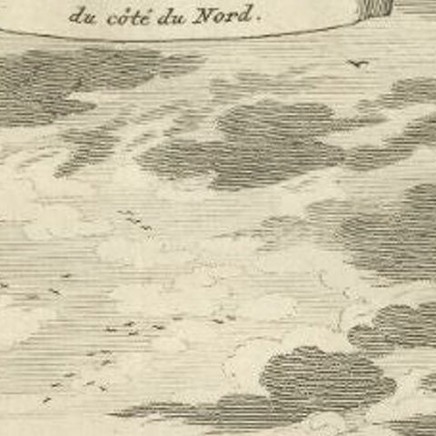 Antique Print of the City and Fortress of Kachao in Guinea Bissau, Africa, 1747, close-up 2