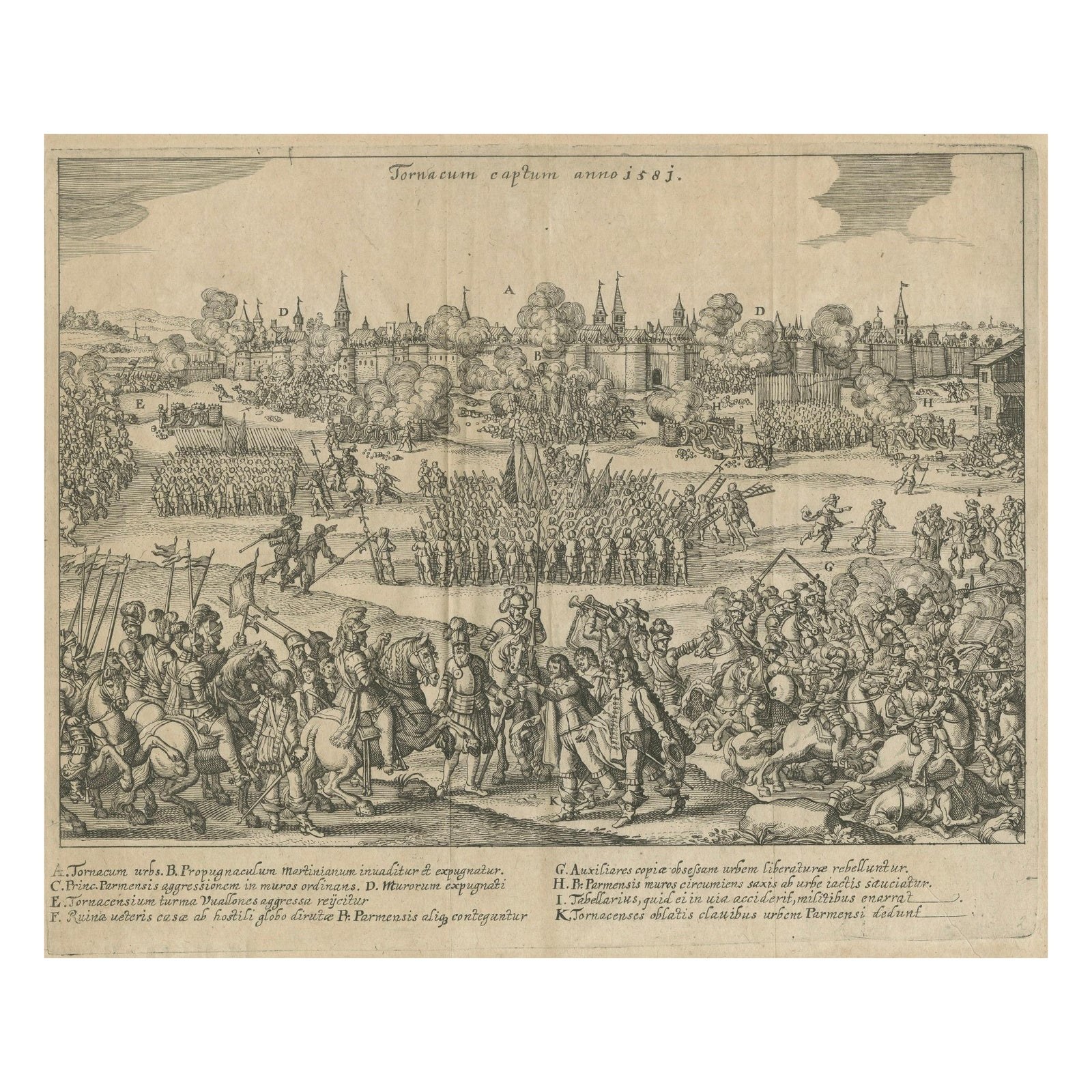 Capture of Tournai by Parma's Forces, 1581: Siege and Conquest of the City