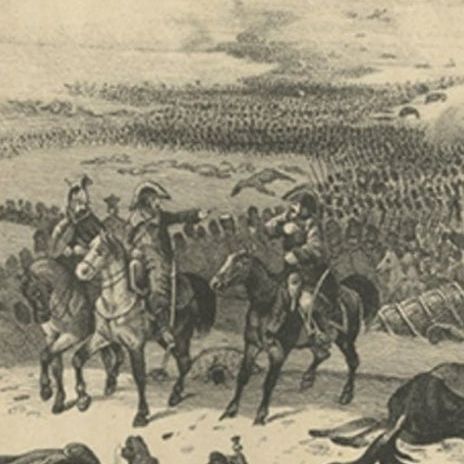 Antique Print of Napoleon Wars of the Battle of 4 November 1812, 1845, close-up 2