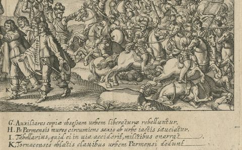 Capture of Tournai by Parma's Forces, 1581: Siege and Conquest of the City, close-up 1