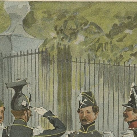 The Cavalry of the Dutch-Belgian Army 1841-1849, Published in 1900, close-up 1