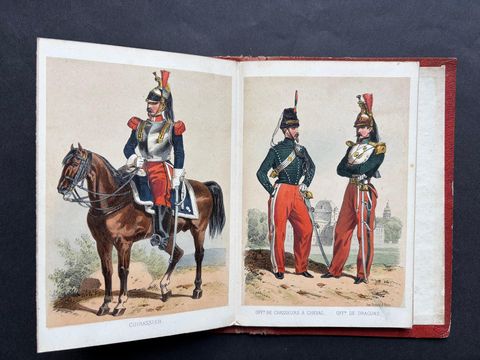 L’Armée, La Garde Impériale, Antique Concertina of 20 Military Plates, 1856, view 8