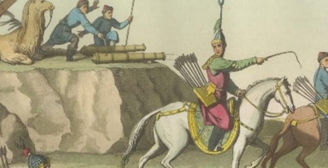 Chinese Infantry and Cavalry, Military Costumes, Ferrario, Florence, 1815, view 10