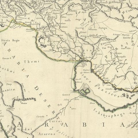 Antique Map of Alexander the Great's Empire & Campaigns, de Vaugondy, 1753, close-up 4