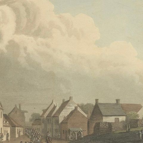 Napoleon's Defeat at Waterloo: Captured French Cannons Removed on July 24, 1815, close-up 4