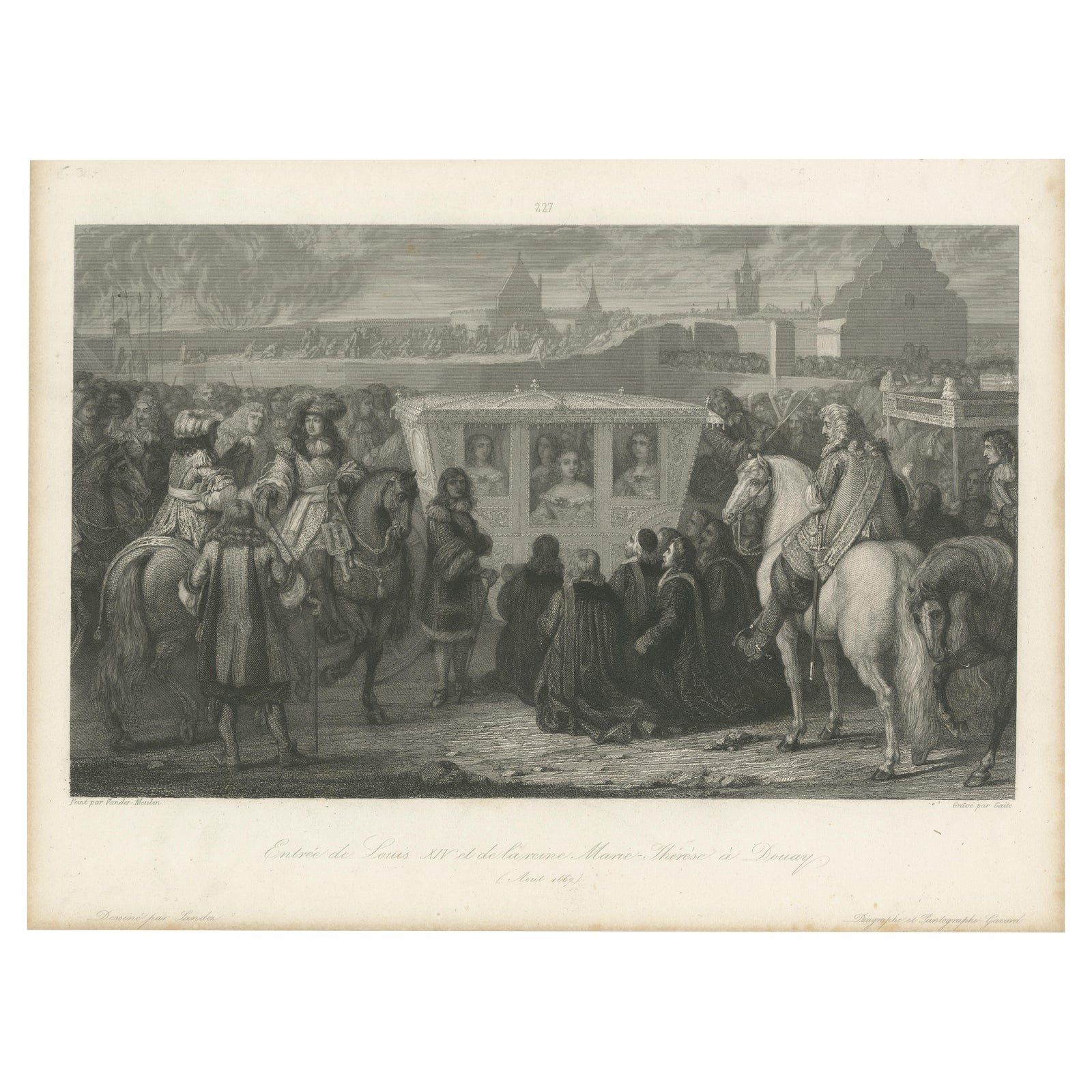 Entry of Louis XIV and Maria Theresa into Douai, 1667, In the War of Devolution
