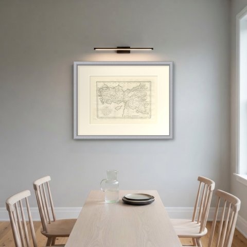 March of Cyrus and Retreat of the Ten Thousand after Xenophon, 1818, shown framed on a wall