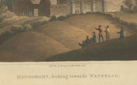 Napoleon’s Last Stand: Views of Hougoumont and La Haye Sainte After Waterloo, close-up 1