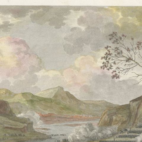 Battle of the Tagliamento 1797, Napoleonic Wars River Crossing Scene, 1808, close-up 3